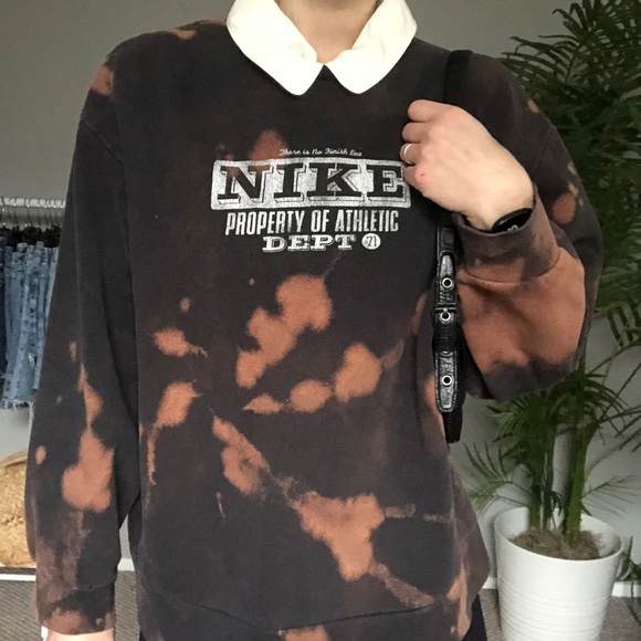 Nike Tops - Vintage bleach dyed Nike sweatshirt